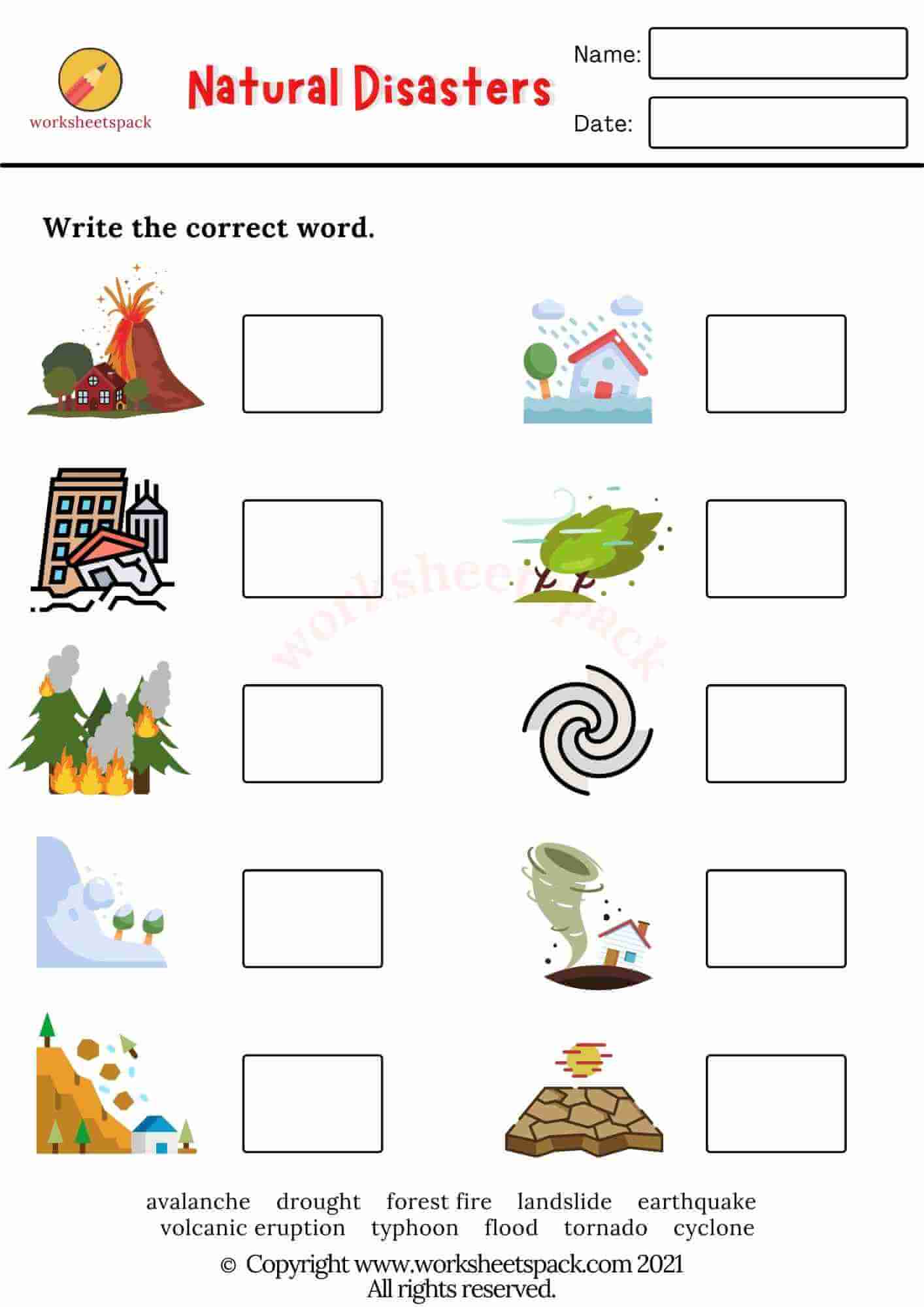 free-natural-disasters-worksheets-worksheetspack