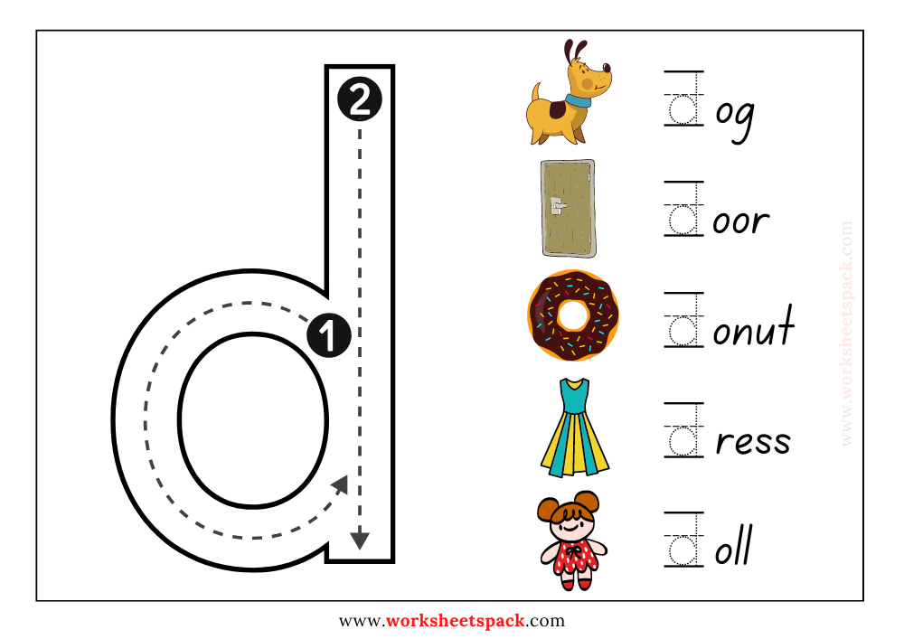 tracing letters worksheets