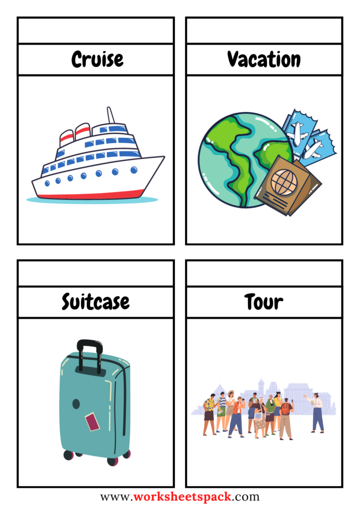 Travel Flashcards Packet