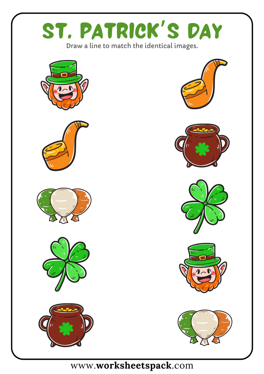 30 Best Free St. Patrick’s Day Worksheets Bundle - worksheetspack