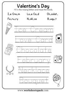 35 Free Valentine's Day Worksheets - worksheetspack