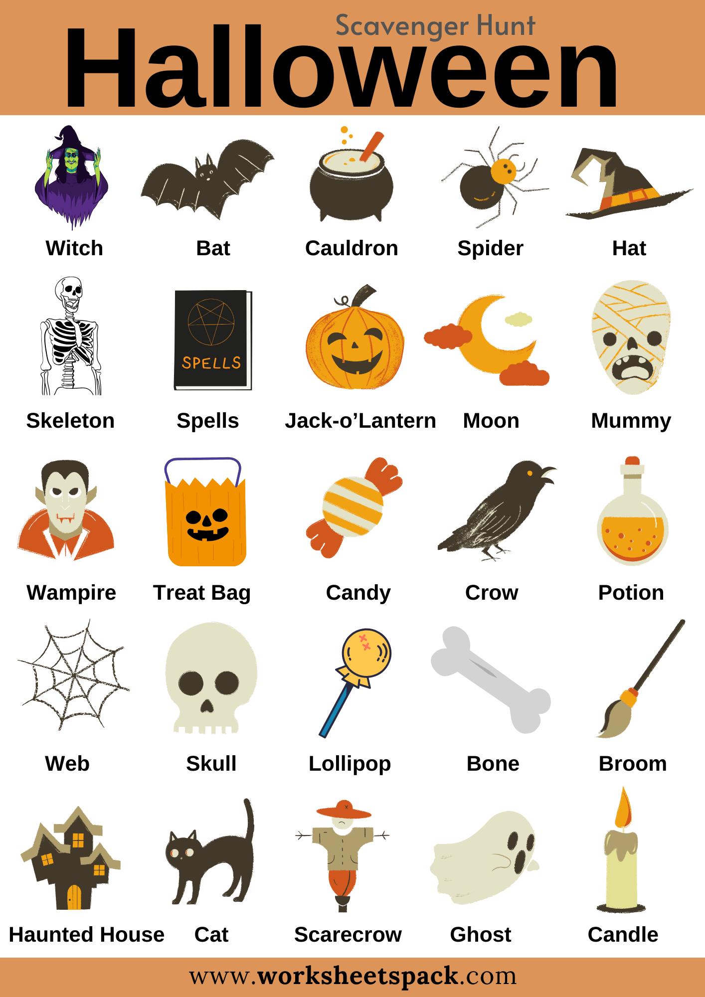 Creating Spooky Memories: 12 Best Halloween Scavenger Hunt Ideas ...