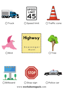 Adventure on Wheels: Free Printable Road Trip Scavenger Hunt for All ...